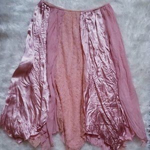 Vintage Flirty Layered Handkerchief  Skirt